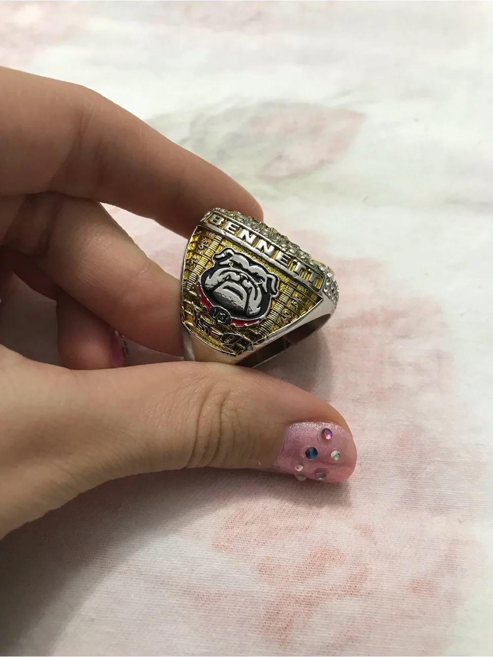 2022 University of Georgia Bulldogs Stetson Bennett National Championship Ring